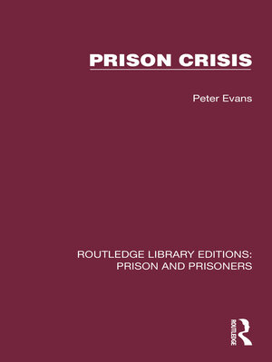 cover image of Prison Crisis